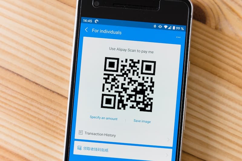 Pembayaran dengan menggunakan barcode